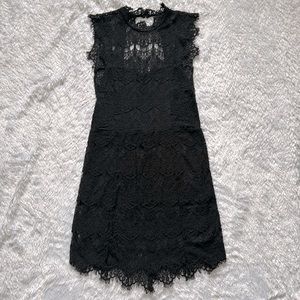 Intimate by Free People black crochet lace size M